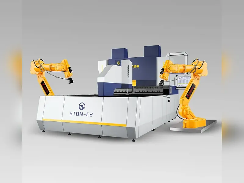 Robot destekli STON C2 panel bükme makinesinin önden görünümü